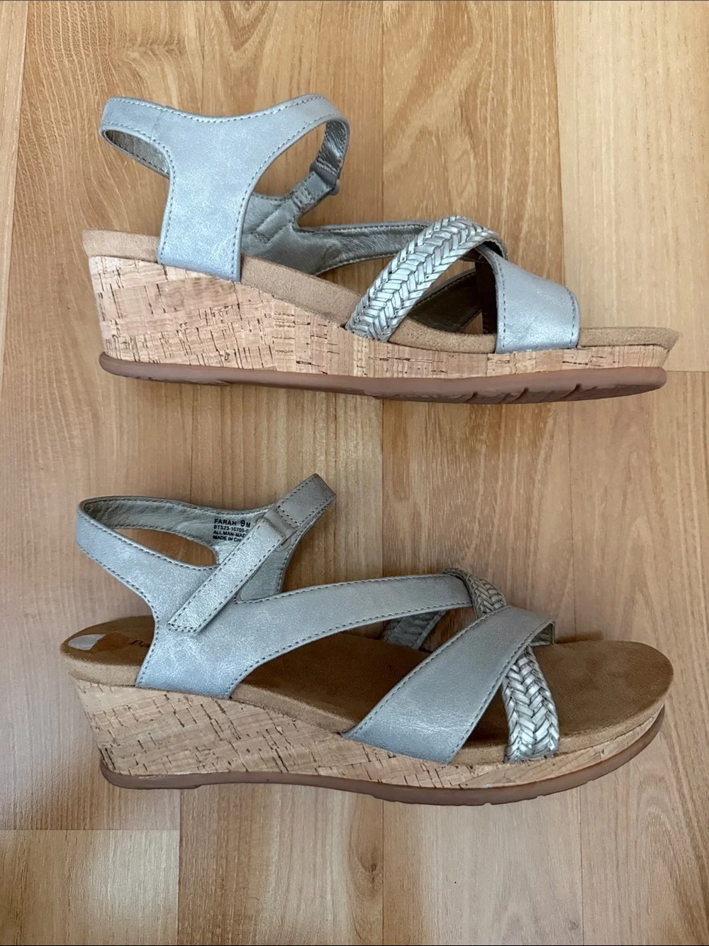 BareTraps metallic silver